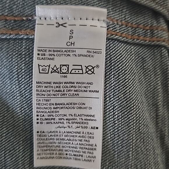 Unisex Jean Jacket, Size Small - Picture 7 of 10